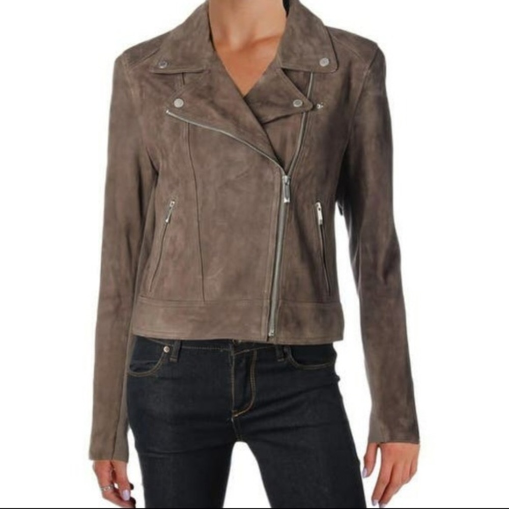 SOLD BCBG MAXAZRIA Santana Leather Fringe Jacket